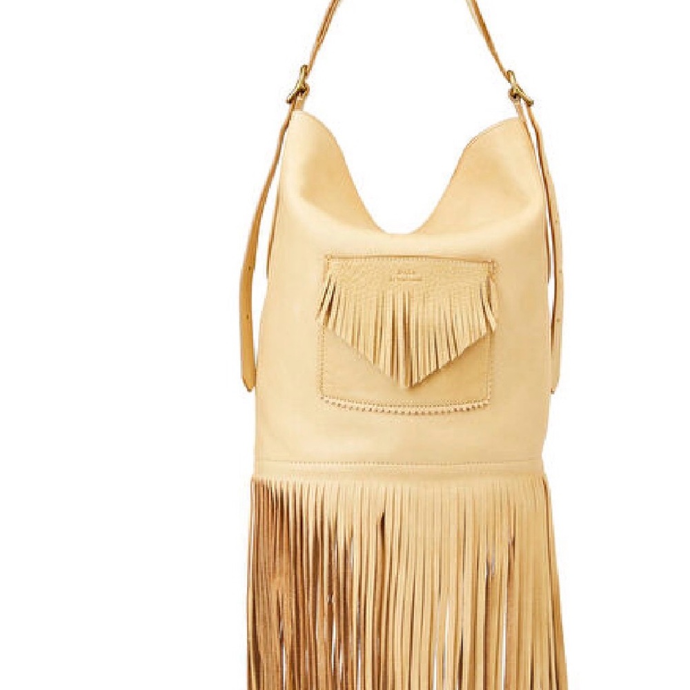 Polo Ralph Lauren Bellport Leather Bucket Bag - Cashmere